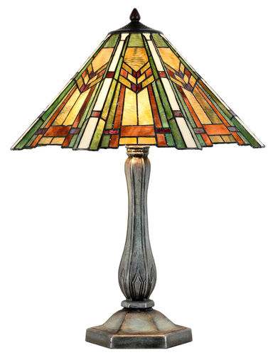 Large Traditional Tiffany Table Lamp